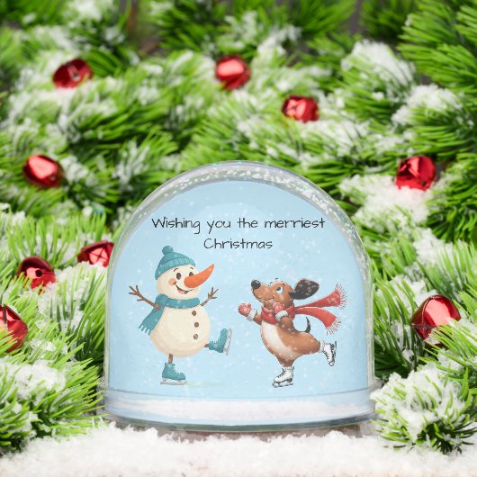 Ice Skating Dachshund  (クリスマス)