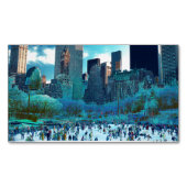 Ice Skating Fantasy Central Park マグネット名刺 (正面)