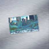 Ice Skating Fantasy Central Park マグネット名刺 (インサイチュ)