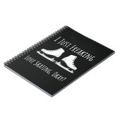 Ice Skating Gift Ideas Skater Winter Sports Female ノートブック (左側)