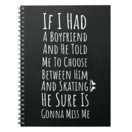 Ice Skating Gifts For Teen Girls Skater Winter ノートブック