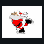 Ice Skating Santa ポスター<br><div class="desc">santa claus christmas senior, 
party colorful winter cold, 
 frozen drawing cartoon ice, 
 man smiling color skates, 
 holiday snowflake sport frost, 
 art smile cheerful gift , 
hat funny fun celebration, 
 white skate illustration cute, 
 skating snow merry year , 
red xmas new happy , 
christmas santa claus senior, </div>