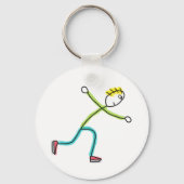 Ice Skating Stickman キーホルダー (正面)