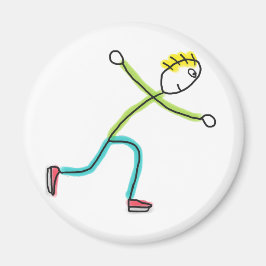 Ice Skating Stickman マグネット