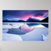 Ice & Snow | Mt. Rundle, Canada ポスター (正面)