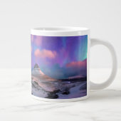 Ice & Snow | Northern Lights,  Kirkjufell Mountain ジャンボコーヒーマグカップ (右)