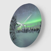 Ice & Snow | Pallas-Yllastunturi National Park ラージ壁時計 (傾斜)