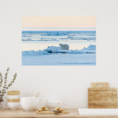 Ice & Snow | Polar Bear Iceberg Norway ポスター (キッチン)