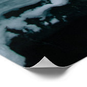 Ice & Snow | Stream in a Snowy Winter Landscape ポスター (角)