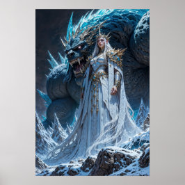 Ice Sorcerer Power Wall Art ポスター