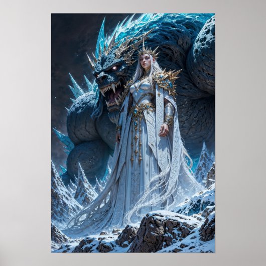 Ice Sorcerer Power Wall Art ポスター (正面)