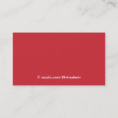 Ice VendorイタリアンまたはShop with Flag colors 名刺 (裏面)