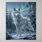 Ice Wolf Frozen Boreal Wilds ポスター (正面)