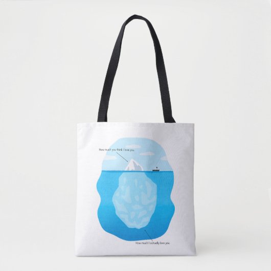 Iceberg Love Tote Bag トートバッグ (正面)