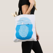 Iceberg Love Tote Bag トートバッグ (クローズアップ)