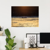 Icebreaker At Sunset ポスター (ホームオフィス)