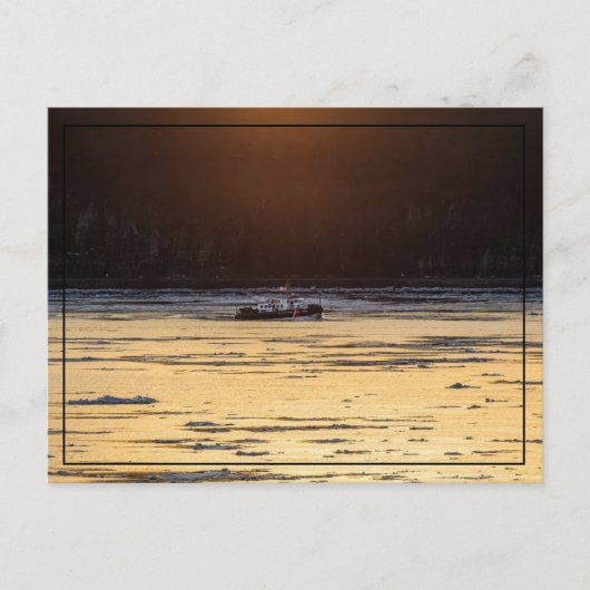 Icebreaker At Sunset ポストカード (正面)