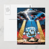 icecube UFO abduction ポストカード (正面/裏面)