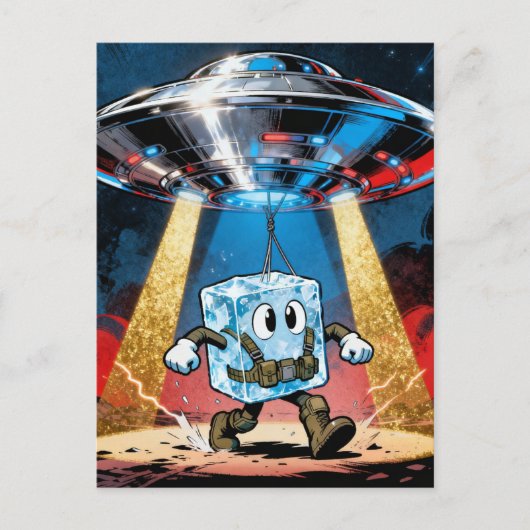 icecube UFO abduction ポストカード (正面)