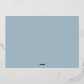 Iced Branches | Elegant Photo 箔シーズンカード (裏面)