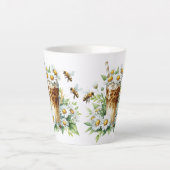 Iced Coffee and Bees カフェラテマグ (正面)