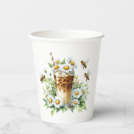 Iced Coffee and Bees 紙コップ