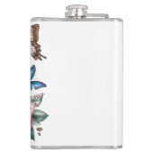 Iced Coffee & Butterfly Floral Art フラスク (裏面)