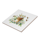 Iced Coffee & Daisy Garden Art タイル (側面)