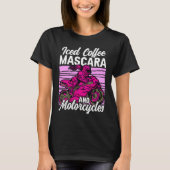 Iced Coffee Mascara and motorcycles Tシャツ (正面)