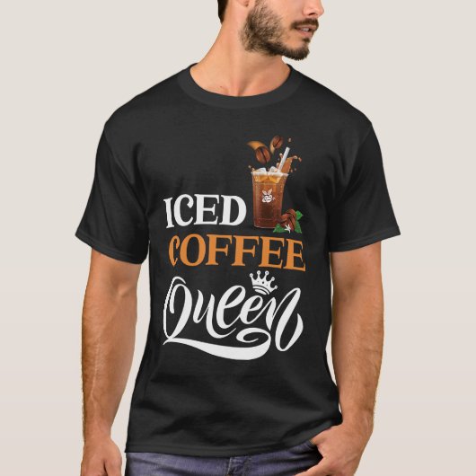 Iced Coffee Queen Tシャツ (正面)