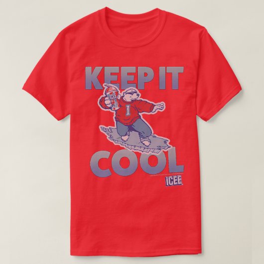 ICEE Bear 保 Itサーフカッコいいポーズプレミアム Tシャツ (デザイン正面)