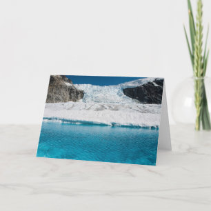 Icefallおよび湖、ジュノーIcefield (中ブランク) カード