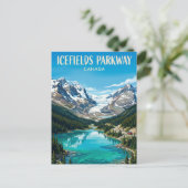 Icefields Parkway Canada ポストカード (スタンド正面)