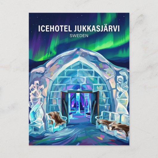 ICEHOTEL Jukkasjärvi Sweden ポストカード (正面)