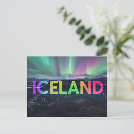 Iceland ポストカード (スタンド正面)