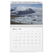 Iceland 2025 Calendar by Rauno Joks  カレンダー (2月 2027)