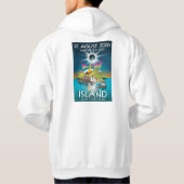 Iceland eclipse 2026 - hoodie  パーカ (裏面)