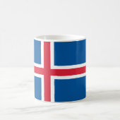 Iceland flag コーヒーマグカップ (中央)