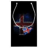 Iceland flag スモールペーパーバッグ (裏面)