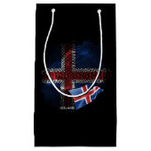 Iceland flag スモールペーパーバッグ (正面)