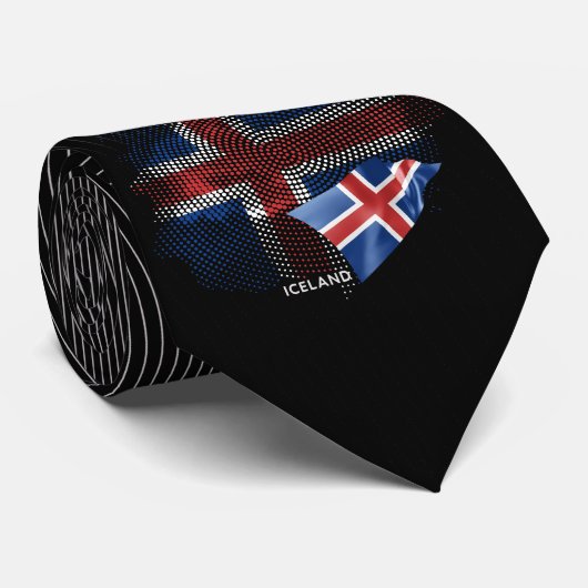 Iceland flag ネクタイ (ロール)