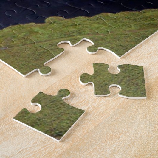 Iceland Gullfoss Waterfall view puzzle ジグソーパズル (側面)