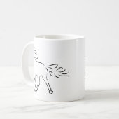 iceland horse コーヒーマグカップ (正面左)