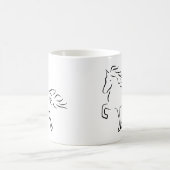 iceland horse コーヒーマグカップ (中央)