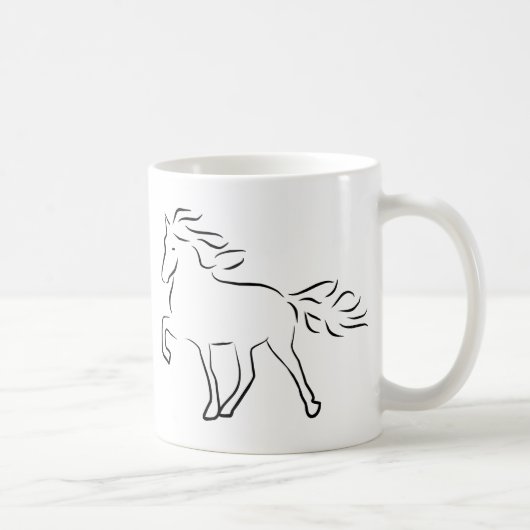 iceland horse コーヒーマグカップ (右)