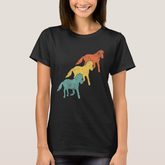 Iceland Horse Icelandic Pony Tシャツ (正面)