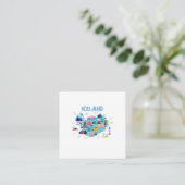 Iceland map エンクロージャーカード (スタンド正面)