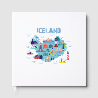 Iceland map ゲストブック
