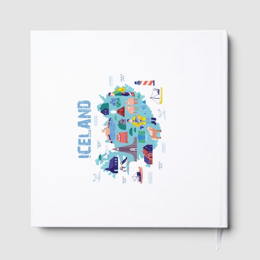 Iceland map ゲストブック (裏面)