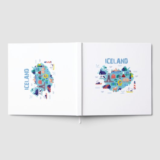 Iceland map ゲストブック (全面)